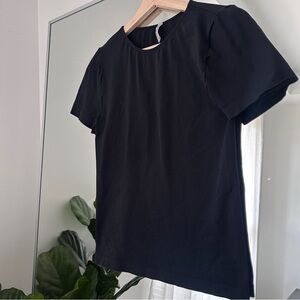 Thyme Maternity Black Short Sleeve Tee